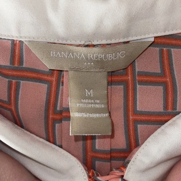 Banana Republic Pink Sleeveless Shell Blouse M - Picture 6 of 6